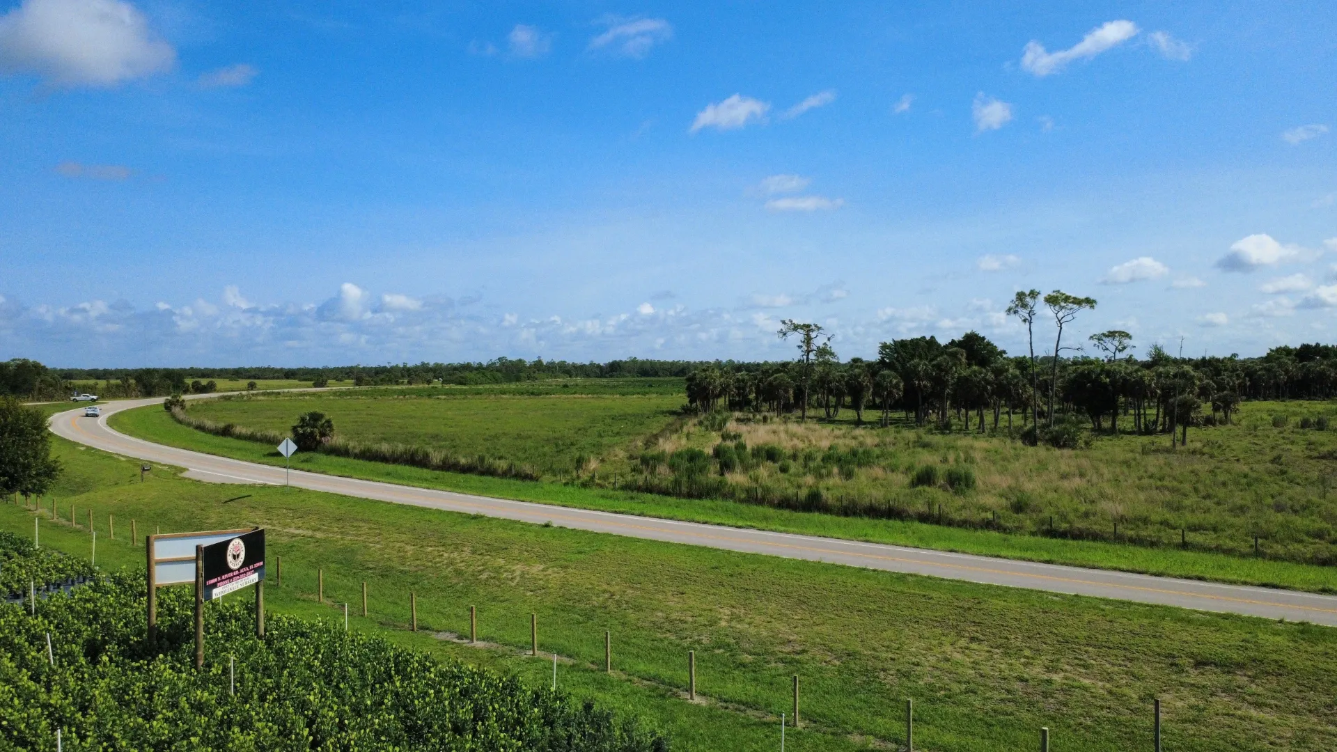 Rock & Rose Nursery sign, Alva FL